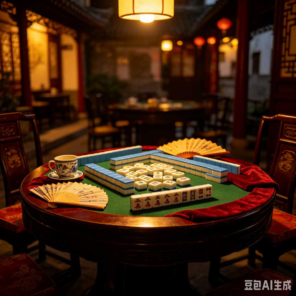 hotel room mahjong set