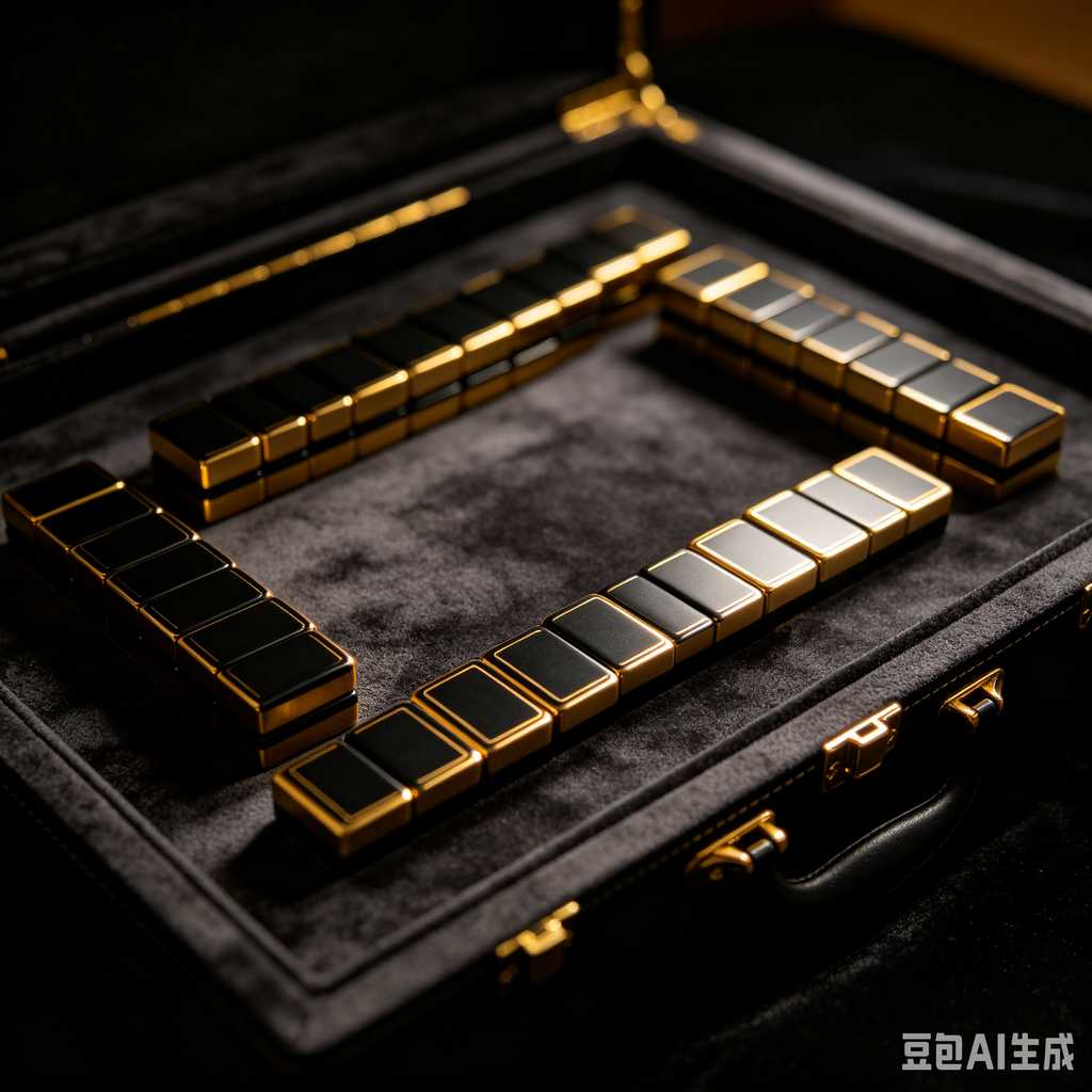 stylish text mahjong set