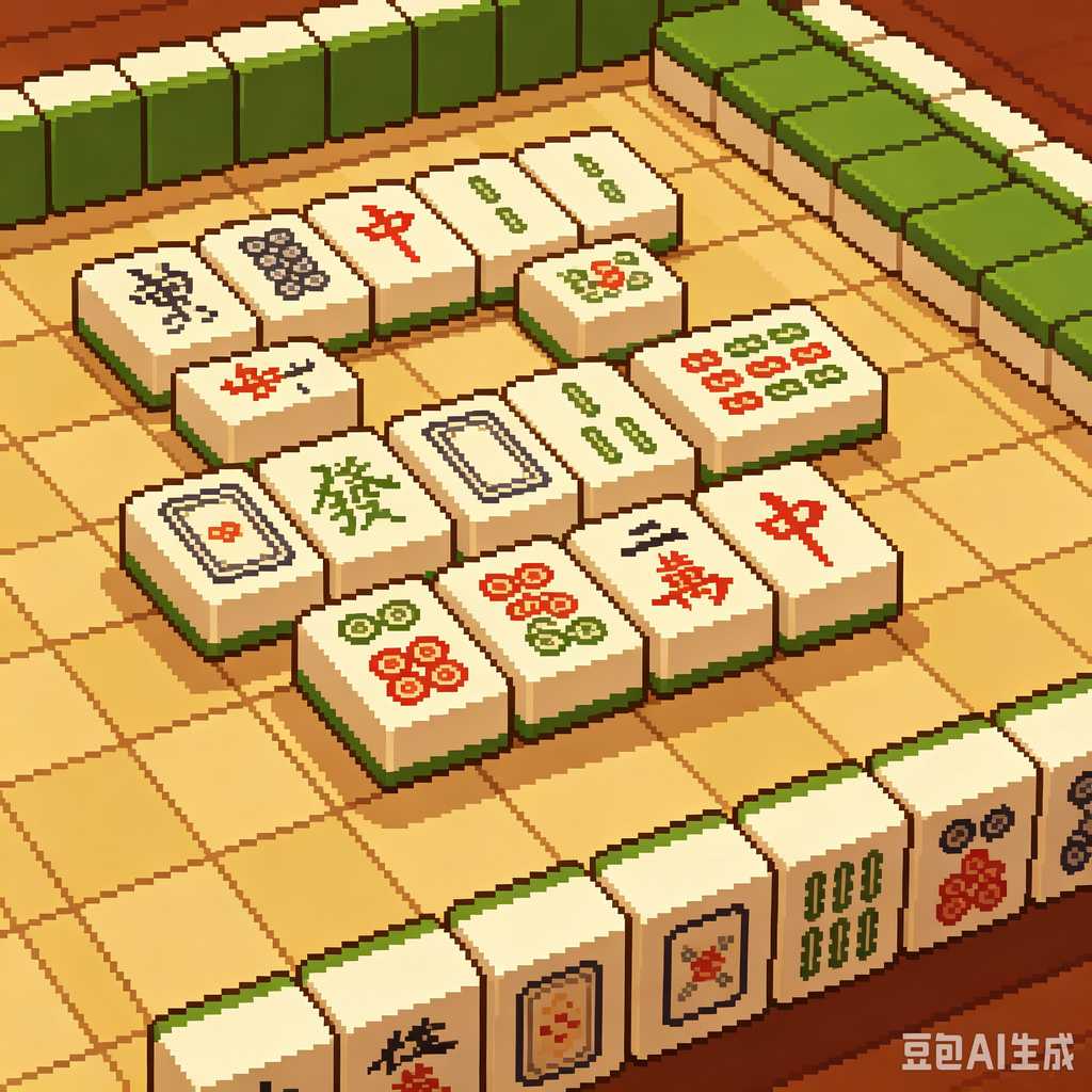 mahjong set for home entertainment