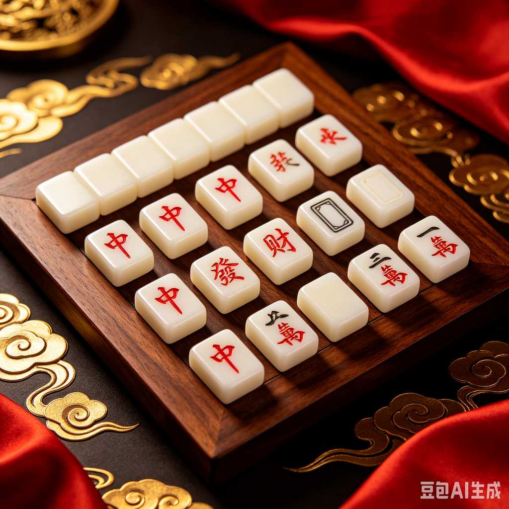 logo printed mahjong gift box